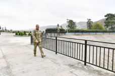President Ilham Aliyev launches “Sugovushan-1” and “Sugovushan-2” small hydropower plants after renovation (PHOTO)