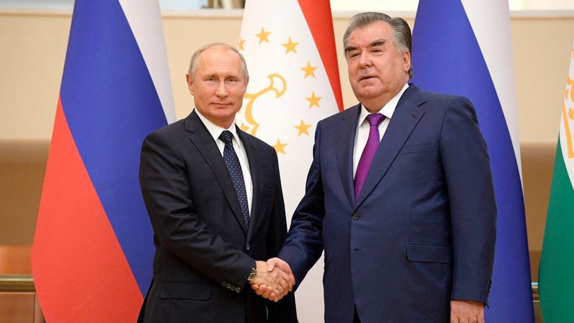 Presidents of Tajikistan, Russia harp on positive trend in bilateral ties