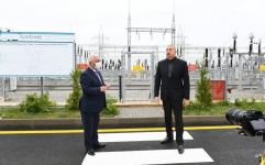President Ilham Aliyev attends inaugurating of 'Jabrayil' substation (PHOTO)