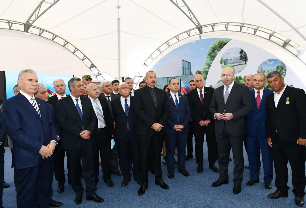Президенту Ильхаму Алиеву представлен план развития города Джебраил (ФОТО)