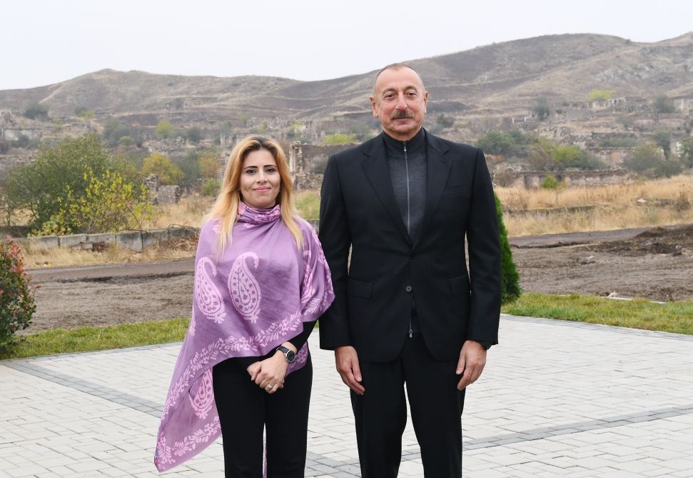 President Ilham Aliyev meets with members of Jabrayil general public, lays foundation of Memorial Complex and restoration of city (PHOTO)