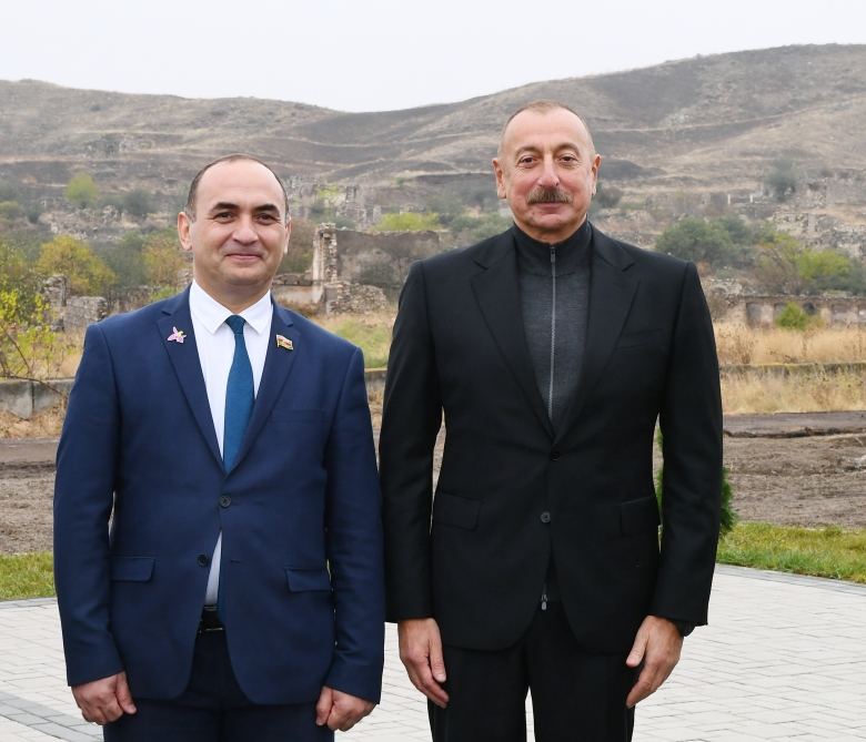 President Ilham Aliyev meets with members of Jabrayil general public, lays foundation of Memorial Complex and restoration of city (PHOTO)