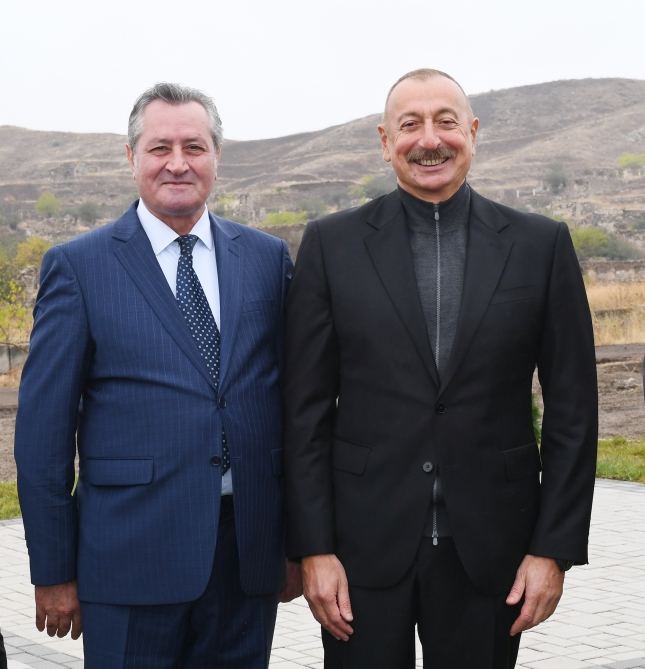 President Ilham Aliyev meets with members of Jabrayil general public, lays foundation of Memorial Complex and restoration of city (PHOTO)