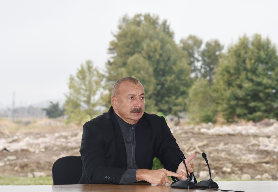 Our Great Return began with Jabrayil - Azerbaijani President Ilham Aliyev
