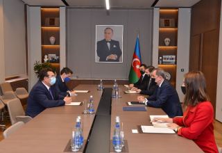 Глава МИД Азербайджана принял копии верительных грамот нового посла Румынии (ФОТО)