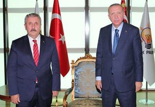 Cumhurbaşkanı Erdoğan, BBP Genel Başkanı Mustafa Destici’yi kabul etti