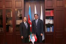 Посол Турции в Азербайджане Джахит Багчи посетил Бакинскую высшую школу нефти (ФОТО)