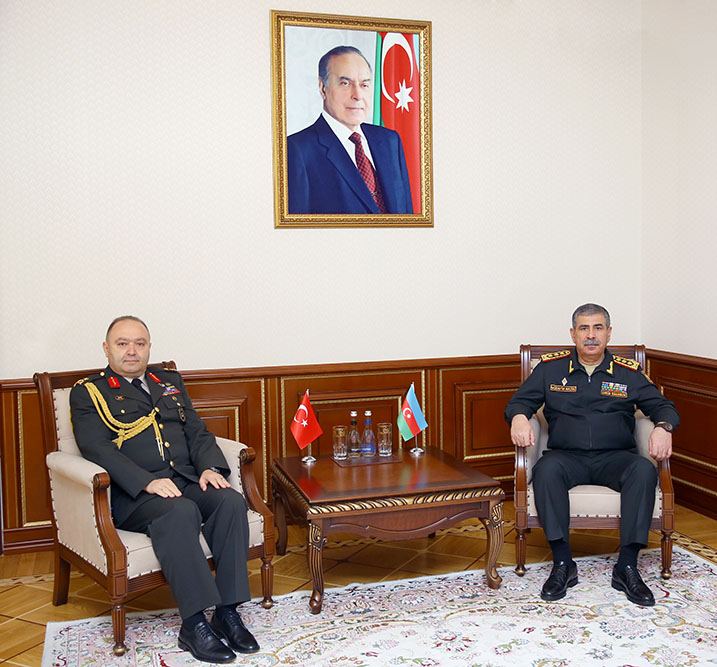 Turkey's newly appointed military attaché meets with Azerbaijan’s Defense Minister