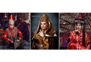 Азербайджанские знаменитости в образах известных представительниц тюркского мира (ФОТО)