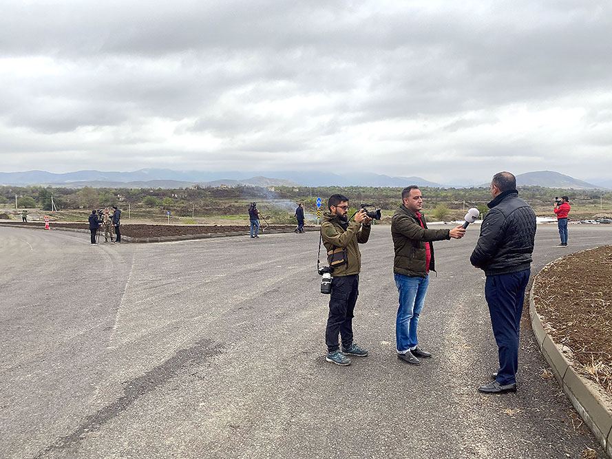 Azerbaijan's MoD organizes media tour to liberated Fuzuli, Khojavand districts (PHOTO)