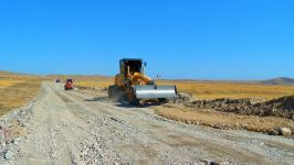 Azerbaijan continues construction of Talish-Naftalan road in Tartar region (PHOTO)