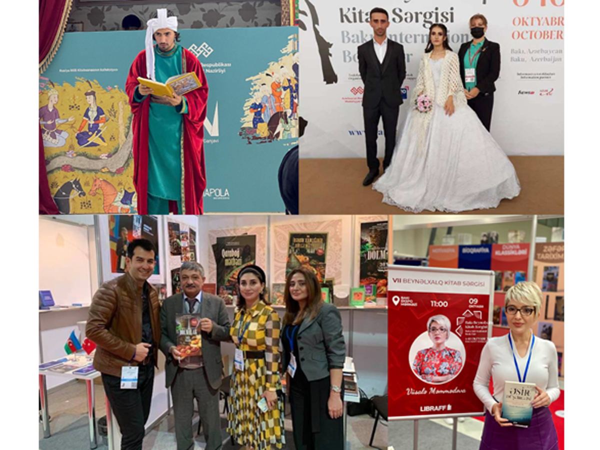 Жених и невеста создали семью на книжной выставке в Баку, ковер любви, "аппетитные" издания… (ФОТО)