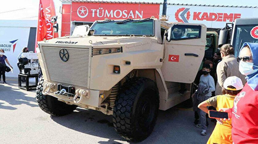 Turkish-made armored car demonstrated at scientific festival in Konya