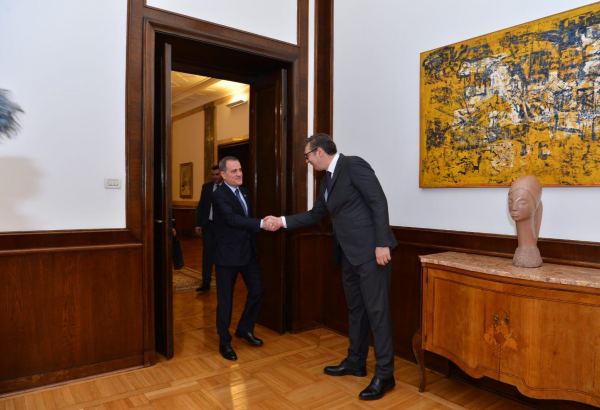 Президент Сербии принял главу МИД Азербайджана (ФОТО)