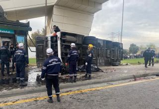 Обнародовано состояние здоровья 2 пострадавших в тяжелом ДТП с автобусом в Баку работников метро