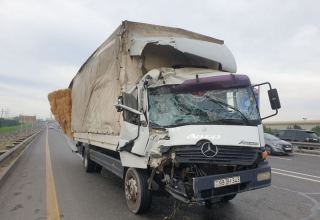 Водитель грузовика, столкнувшегося с автобусом в Баку, занимался незаконными перевозками - Агентство