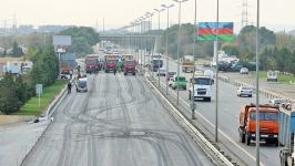 Bakı-Quba yolunun 16-30-cu km-lik hissəsində aparılan təmir işləri yekunlaşır (FOTO)