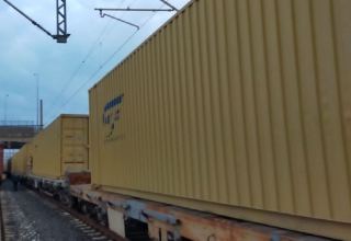 В Карабах отправлен первый контейнерный блок-поезд (ФОТО/ВИДЕО)