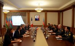 Azerbaijani MoD discusses mine clearing in liberated territories with French delegation (PHOTO)