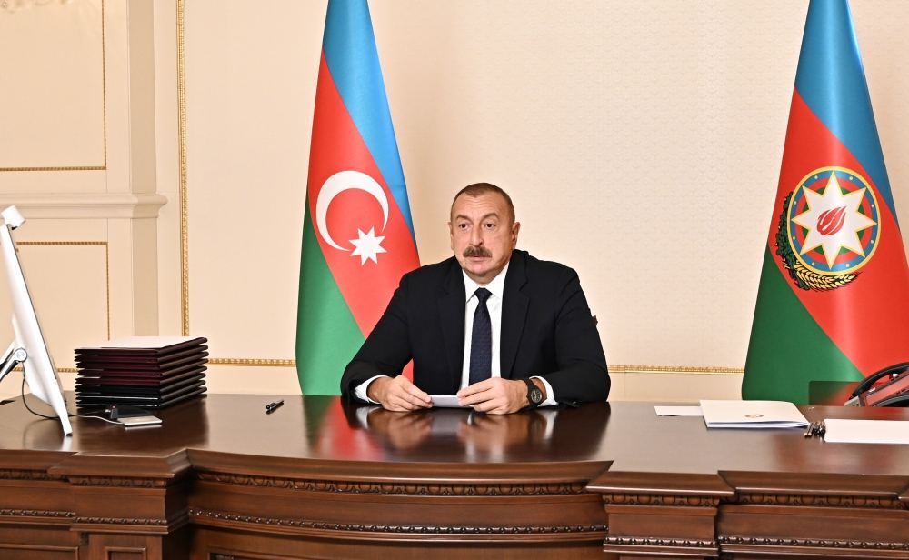 Azerbaijan ready to start talks with Armenia on delimitation of borders - President Ilham Aliyev