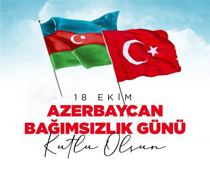 Turkey's Presidential Administration congratulates Azerbaijan on Independence Restoration Day