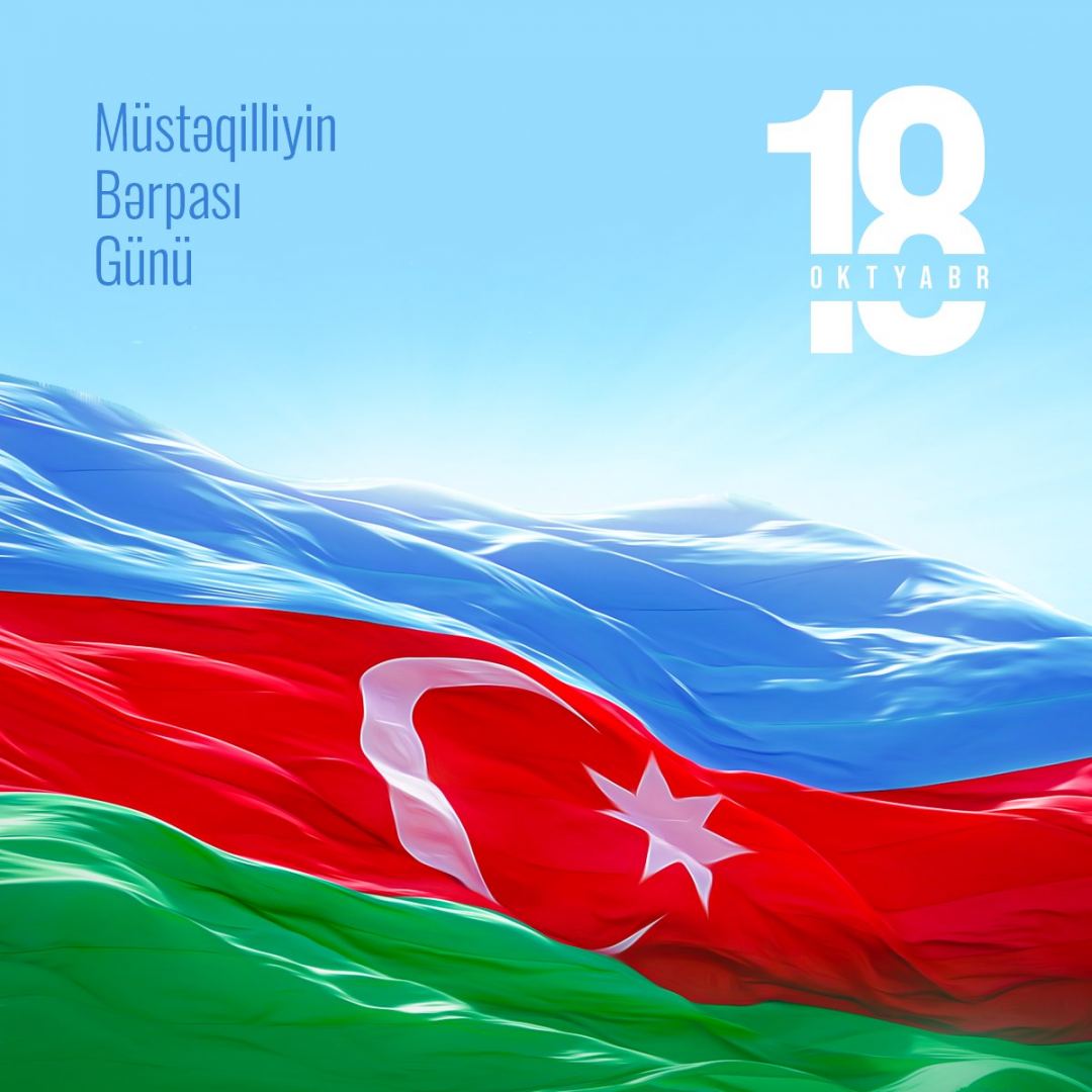 Azerbaijani First VP Mehriban Aliyeva shares post related to October 18 - Independence Restoration Day on Instagram (PHOTO)