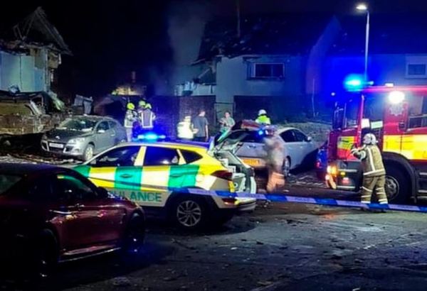 Двое взрослых и двое детей пострадали в результате взрыва в Шотландии