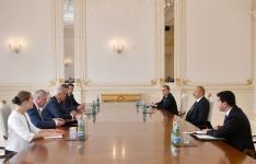 Prezident İlham Əliyev Slovakiyanın xarici işlər və Avropa nazirini qəbul edib (FOTO/VİDEO)