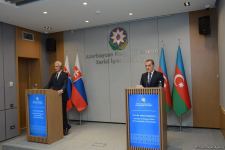 Joint press conference of Azerbaijani and Slovak FMs held in Baku (PHOTO/VIDEO)