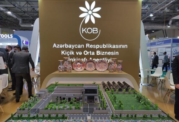Агентство по развитию МСБ представлено специальным стендом на выставке Rebuild Karabakh в Баку (ФОТО)