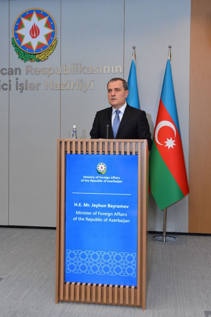 FMs of Azerbaijan, Croatia hold expanded meeting in Baku (PHOTO)