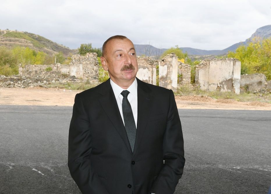 Президент Ильхам Алиев: После длительного перерыва – 27-летней армянской оккупации Зангилан вернулся на Родину