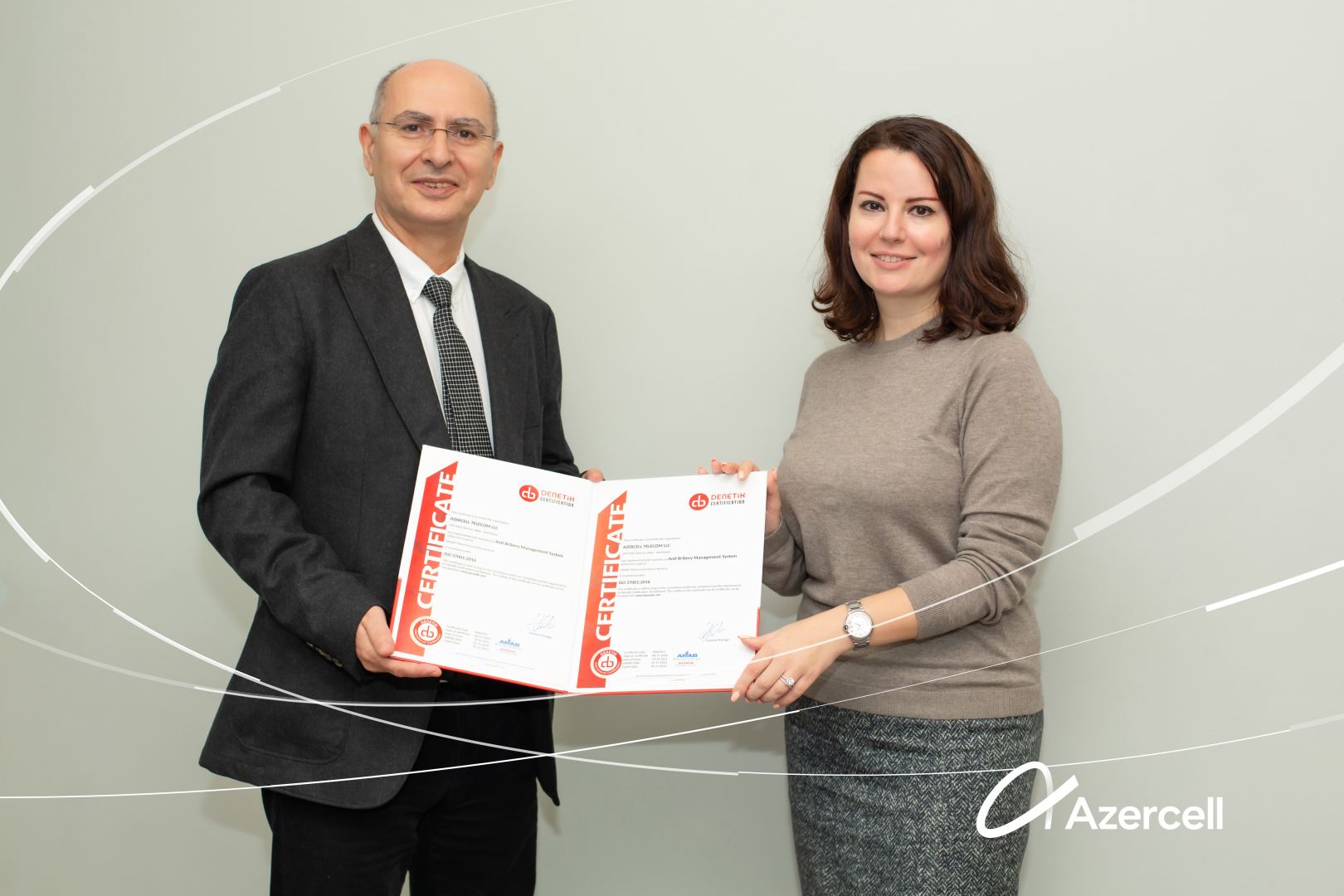 Azercell once again bestowed with ISO 37001:2016 Anti-bribery Management Systems standard of compliance