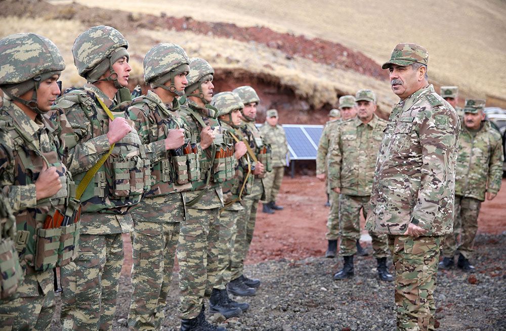 Azerbaijan's MoD inspects combat positions in liberated Kalbajar, Lachin districts (PHOTO)