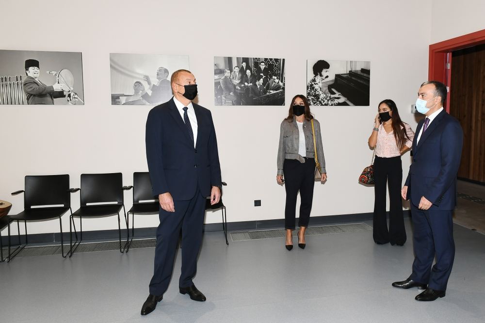 President Ilham Aliyev, First Lady Mehriban Aliyeva and their daughter Leyla Aliyeva attend inauguration of DOST Center for Inclusive Development and Creativity (PHOTO)