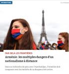Ermənistan: Uzaq məsafədən millətçiliyin çoxsaylı təhlükələri - Fransa jurnalı