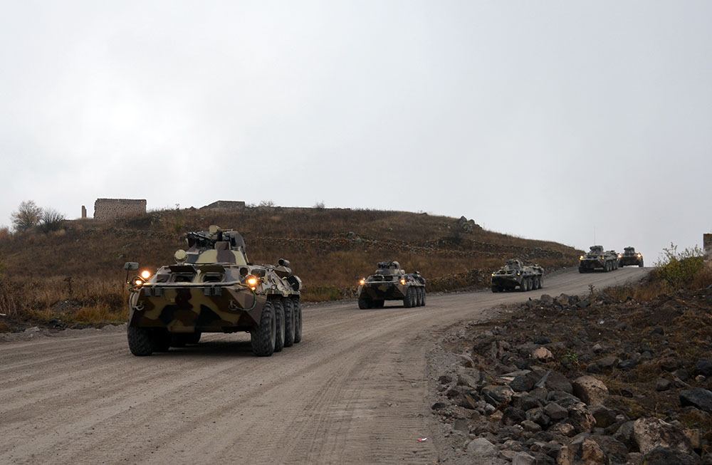 Azerbaijani MoD observes exercises in liberated Lachin district (VIDEO)