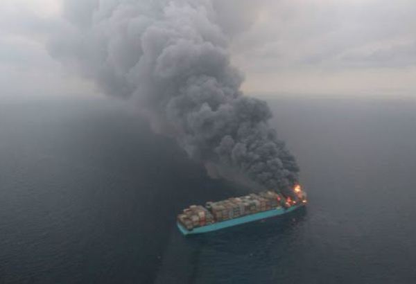 Cargo ship on fire, spewing toxic gas off Canada’s Pacific coast: Officials