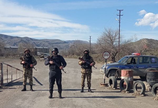 Azerbaijan's Interior Ministry shares footage of service in liberated areas (VIDEO)