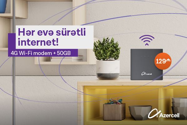 Azercell offers a new Wi-Fi campaign!