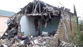 Ruins of house destroyed by Armenian missile strike on Azerbaijan's Tartar during Second Karabakh War to be museum (PHOTO/VIDEO)