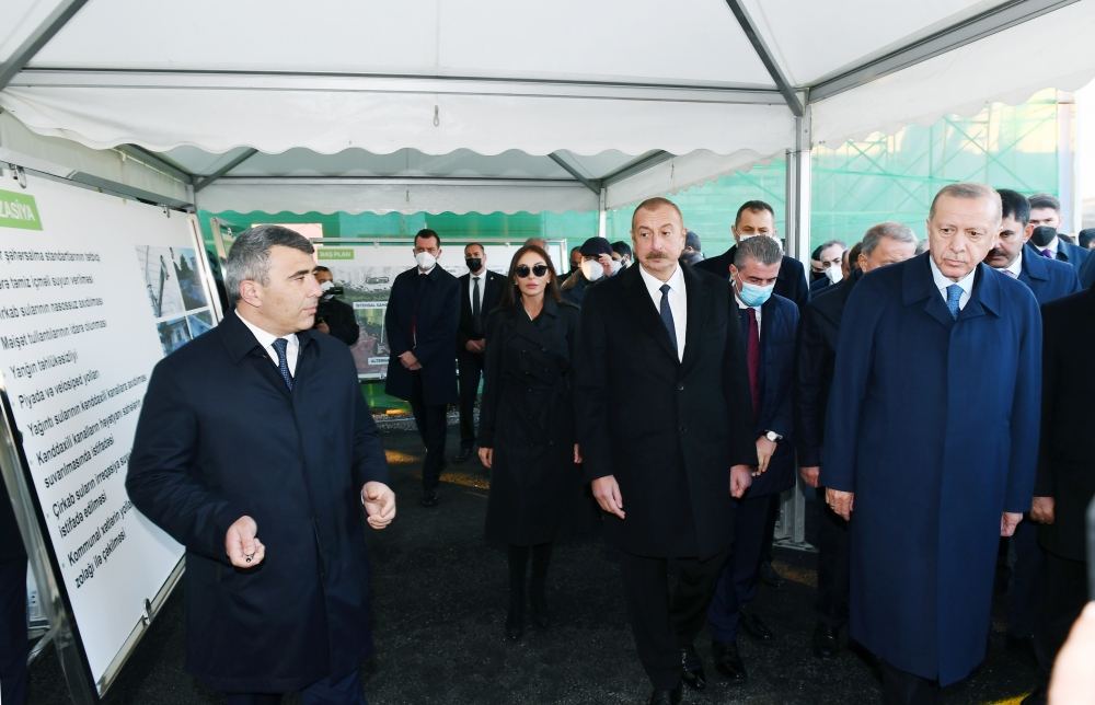 Azerbaijani, Turkish presidents view works done under “smart village” project in Zangilan (PHOTO/VIDEO)