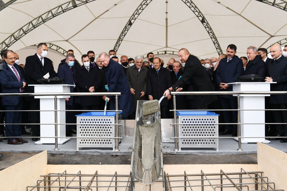 Президенты Азербайджана и Турции заложили фундамент Зангезурского коридора (ФОТО/ВИДЕО) - Gallery Image