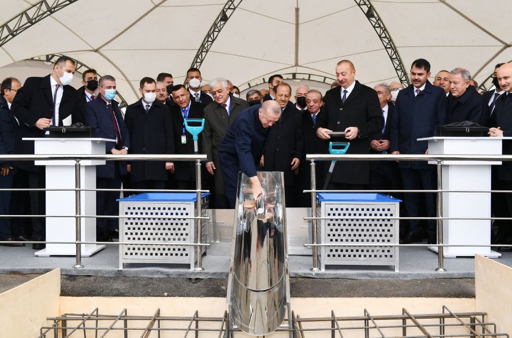 Президенты Азербайджана и Турции заложили фундамент Зангезурского коридора (ФОТО/ВИДЕО) - Gallery Image