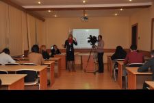 Известная российская журналистка посетила Академию телерадио в Баку (ФОТО)
