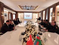 Reps of Turkish National Defense University visit Azerbaijani military educational institutions (PHOTO)