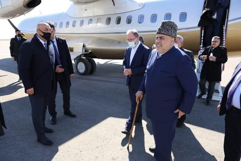 Началась поездка в Карабах религиозных лидеров Азербайджана и Турции (ФОТО)