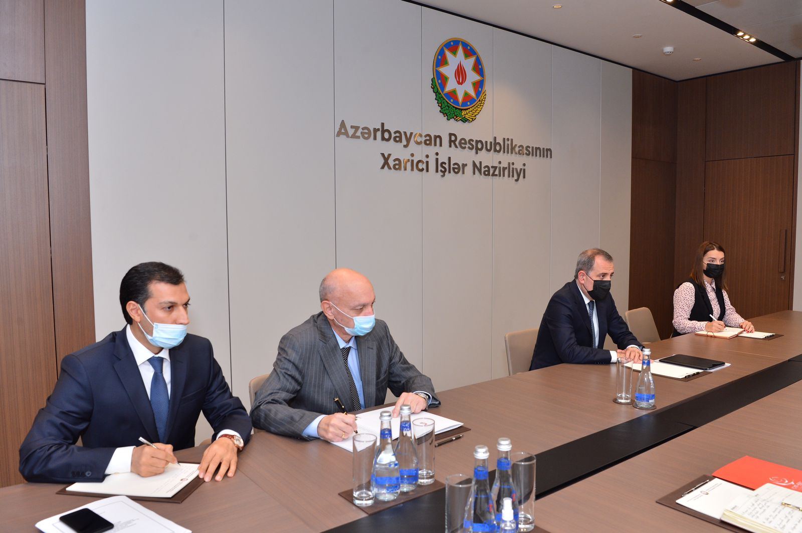 Министр иностранных дел Азербайджана принял делегацию Молодежного форума ОИС (ФОТО)
