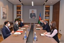Министр иностранных дел Азербайджана принял делегацию Молодежного форума ОИС (ФОТО)