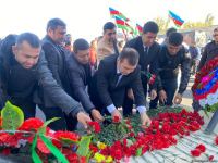 Bərdədə erməni terrorunun qurbanları anılıb (FOTO)